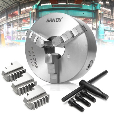 正品三鷗SANOU K11 100三爪自定心卡盤 高效精準的機械加工伙伴